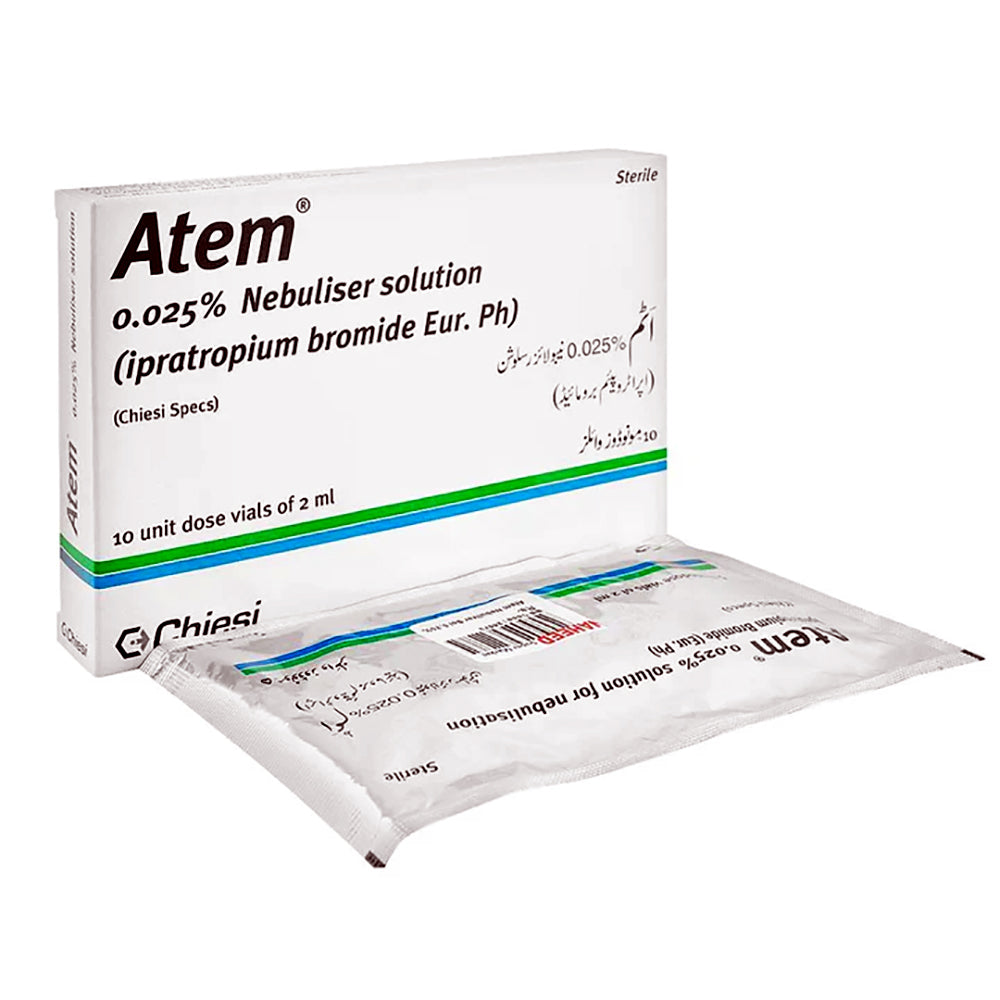 Atem Nebuliser Solution 0.025% 2ml – One Health