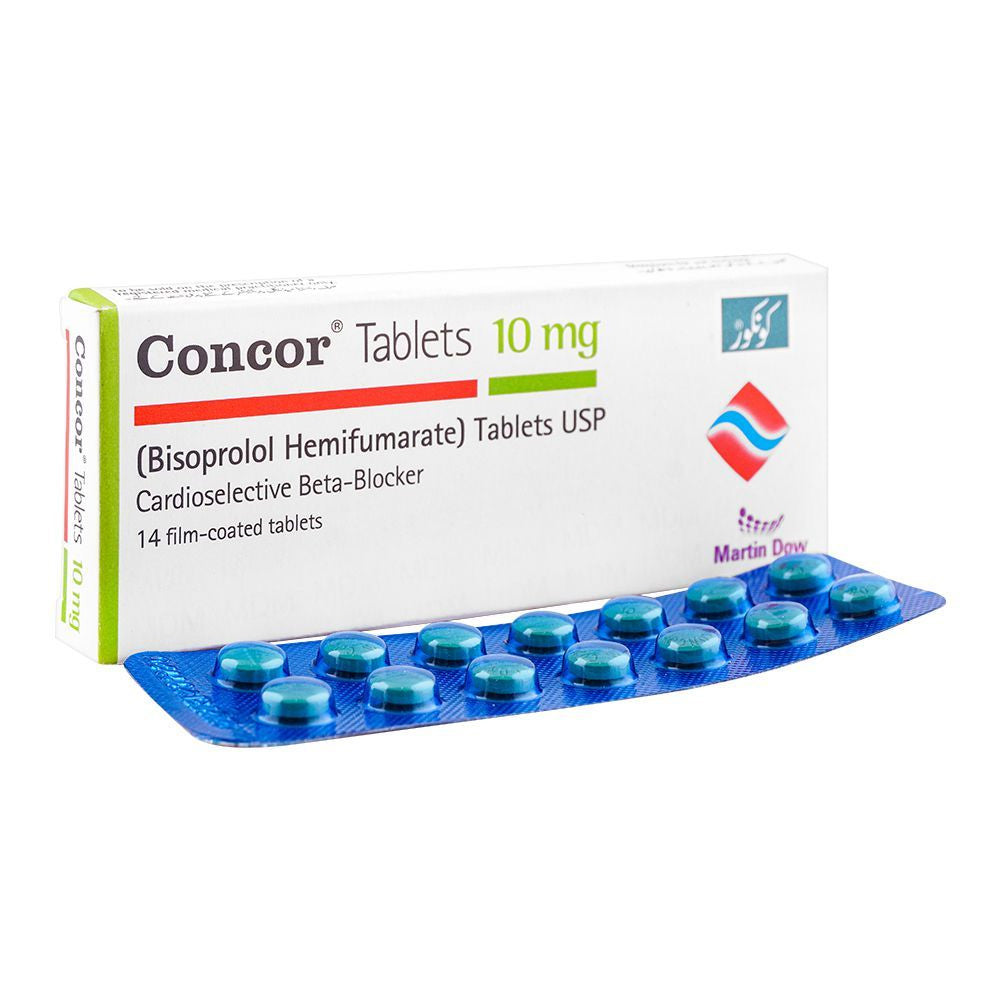 Concor 10mg 14 Tablets – One Health