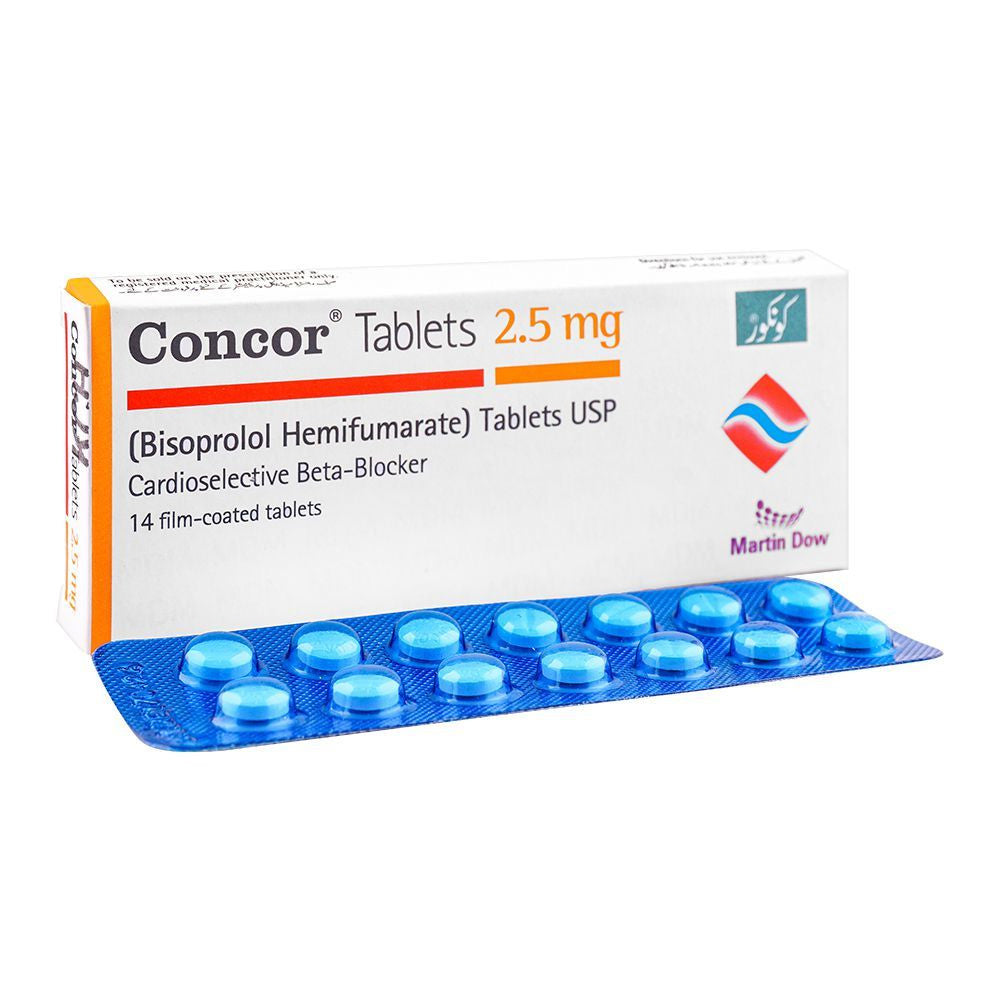 Concor 2.5mg 14 Tablets – One Health
