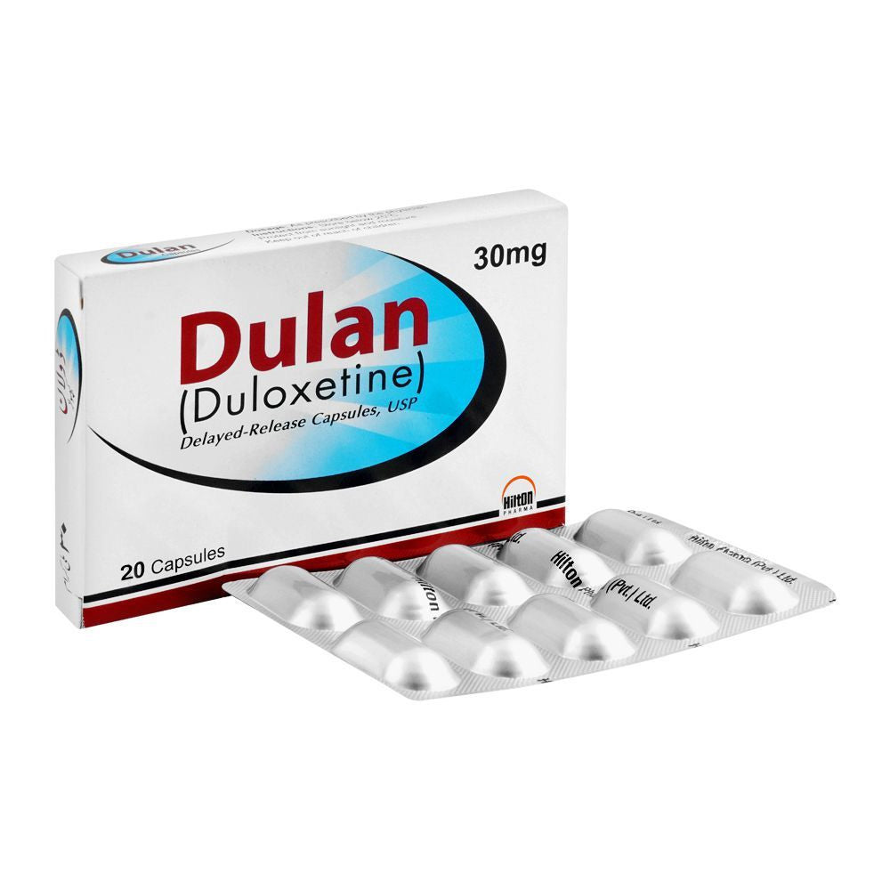Dulan 30mg 20 Capsules – One Health