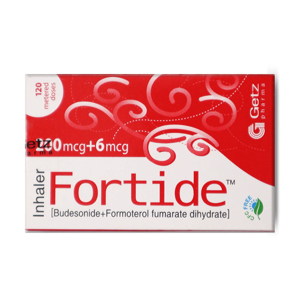 Fortide Inhaler Composition Fortide Inhaler 200mcg+6mcg – One Health