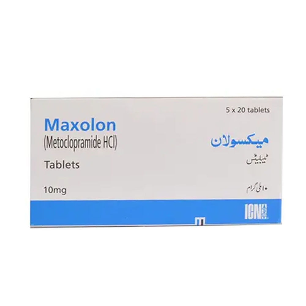 Maxolon 10mg 5x20 Tablets – One Health