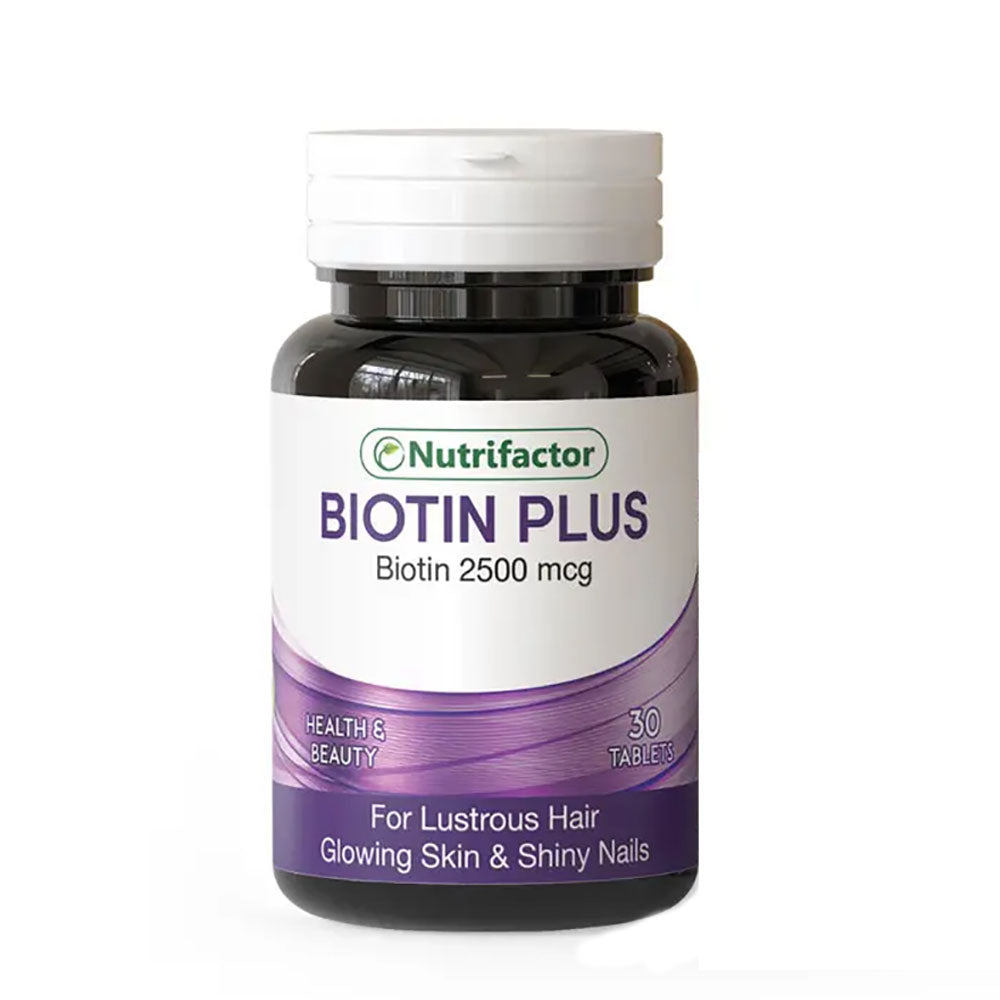 Biozin Plus Nutrifactor Biotin Plus 2500mcg 30 Tablets – One Health