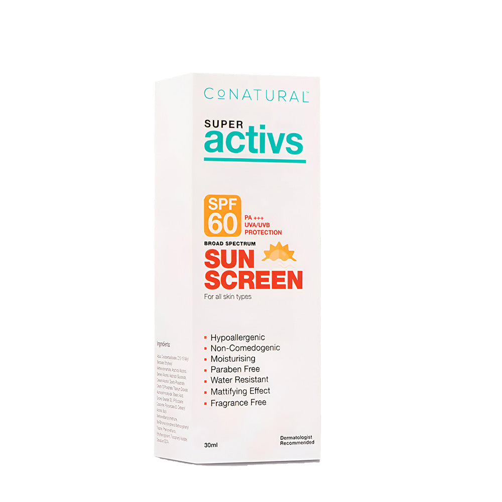 Super Activs Sunscreen Broad-Spectrum SPF-60 30ml – One Health
