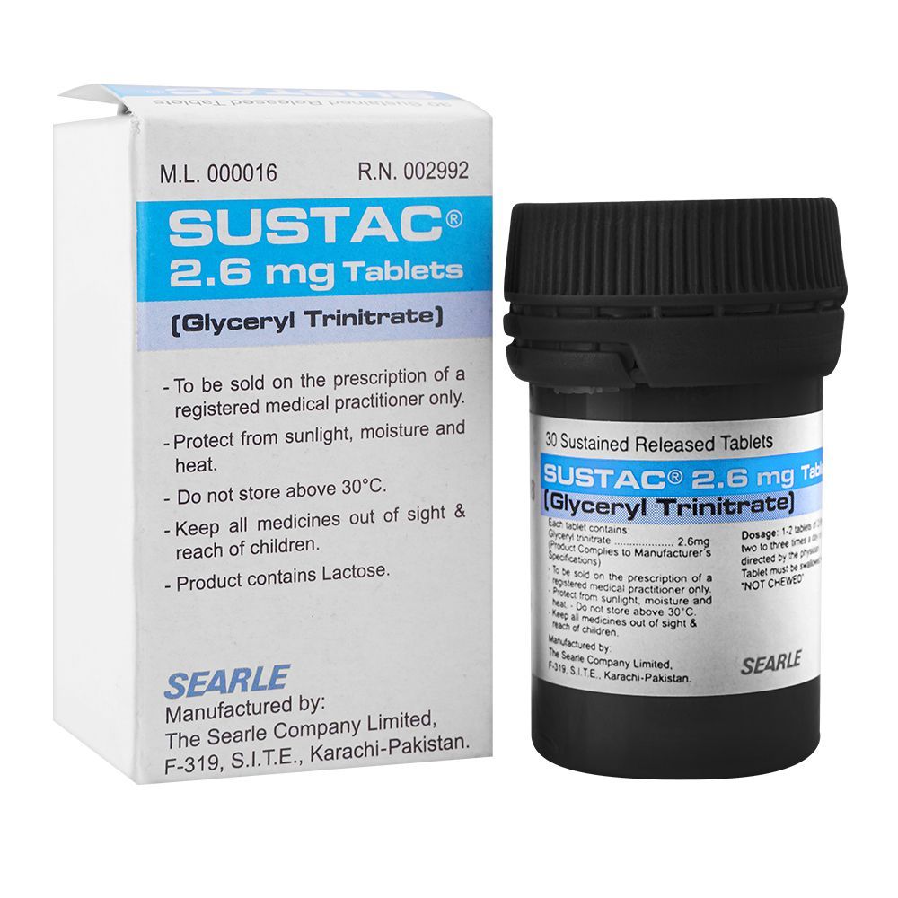 Sustac 2.6mg 30 Tablets – One Health
